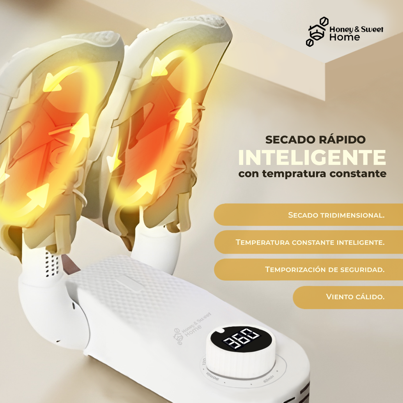 Secador de zapatillas