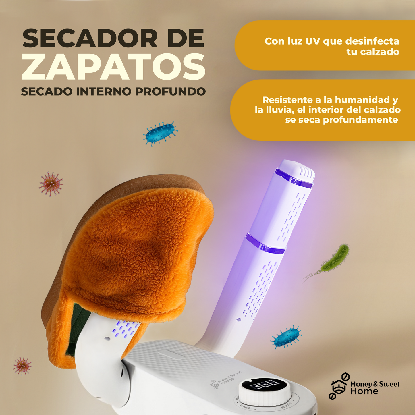 Secador de zapatillas