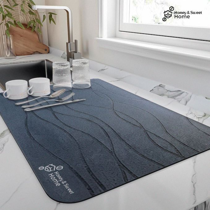 Alfombra de baño de diatomina ultra absorbente