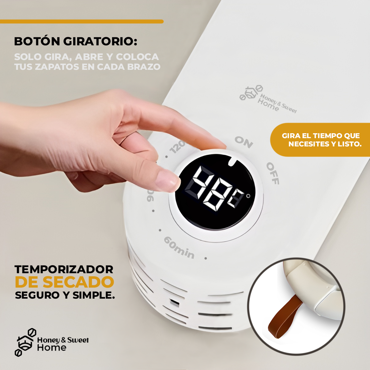 Secador de zapatillas